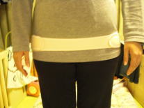 産後 骨盤 矯正 整体 トコちゃんベルト 前 写真