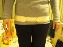 産後 骨盤 矯正 整体 トコちゃんベルト 後 写真