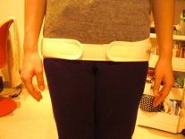 産後 骨盤 矯正 整体 トコちゃんベルト 前 写真