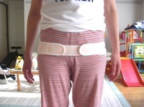 産後 骨盤 矯正 整体 トコちゃんベルト 前 写真