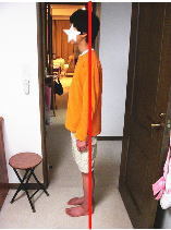 立位 バランス 整体前