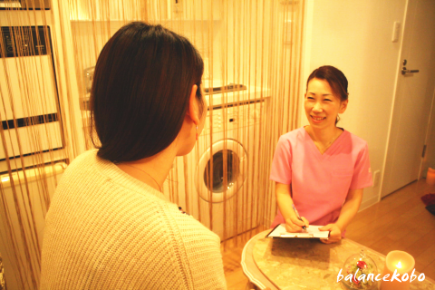 妊婦さんのための妊娠中(マタニティー)マッサージ整体専門 銀座サロン カウンセリング